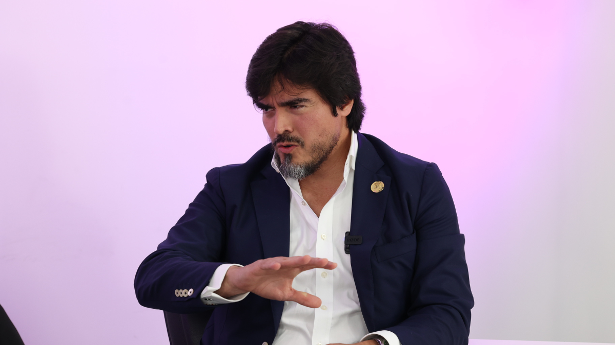 El ministro de Gobierno, José De la Gasca, en una entrevista con EXPRESO.