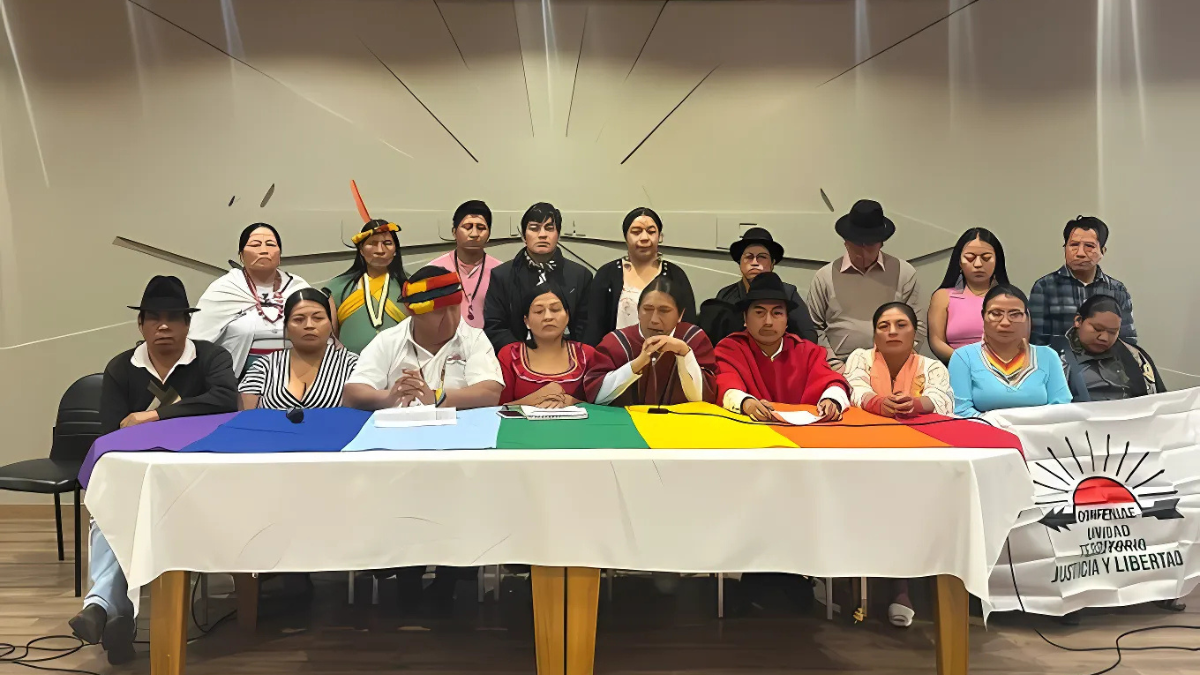 La CONAIE y sus estructuras regionales emitieron un pronunciamiento frente a la construcción de la cárcel en Napo.