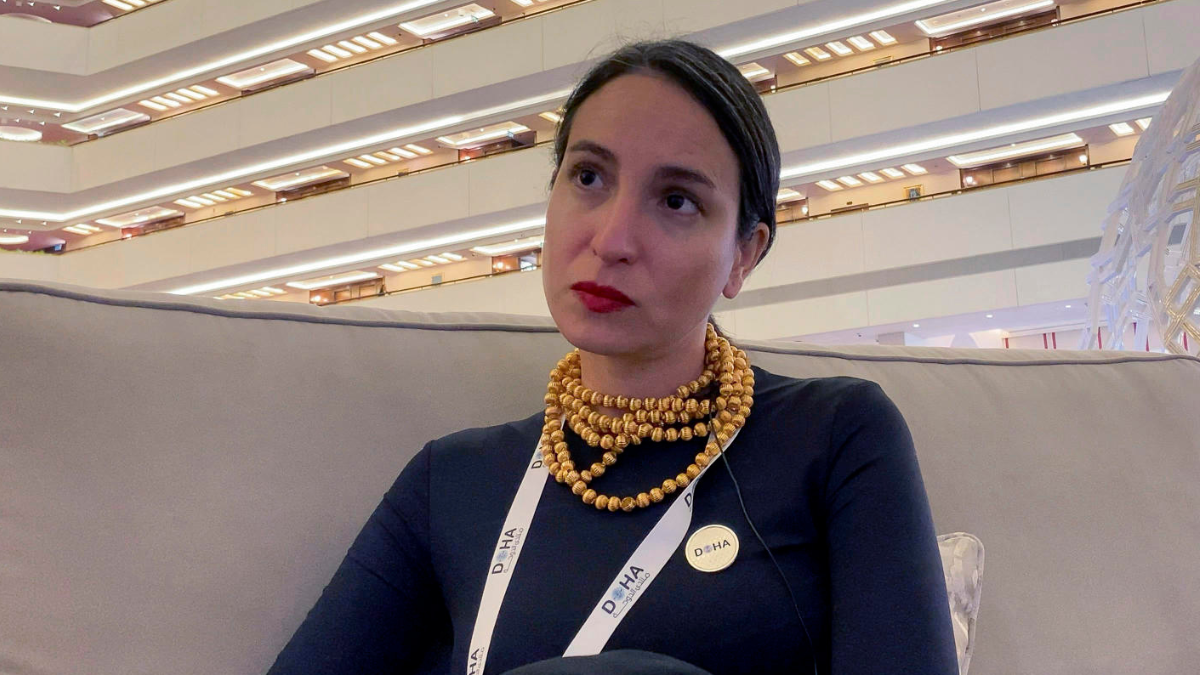 La ministra ecuatoriana de Cultura y Patrimonio, Romina Muñoz Procel.