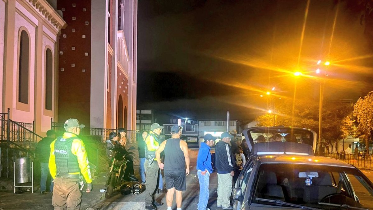 Imagen de un operativo policial que se ejecutó el 9 de diciembre de 2024 en Quito.