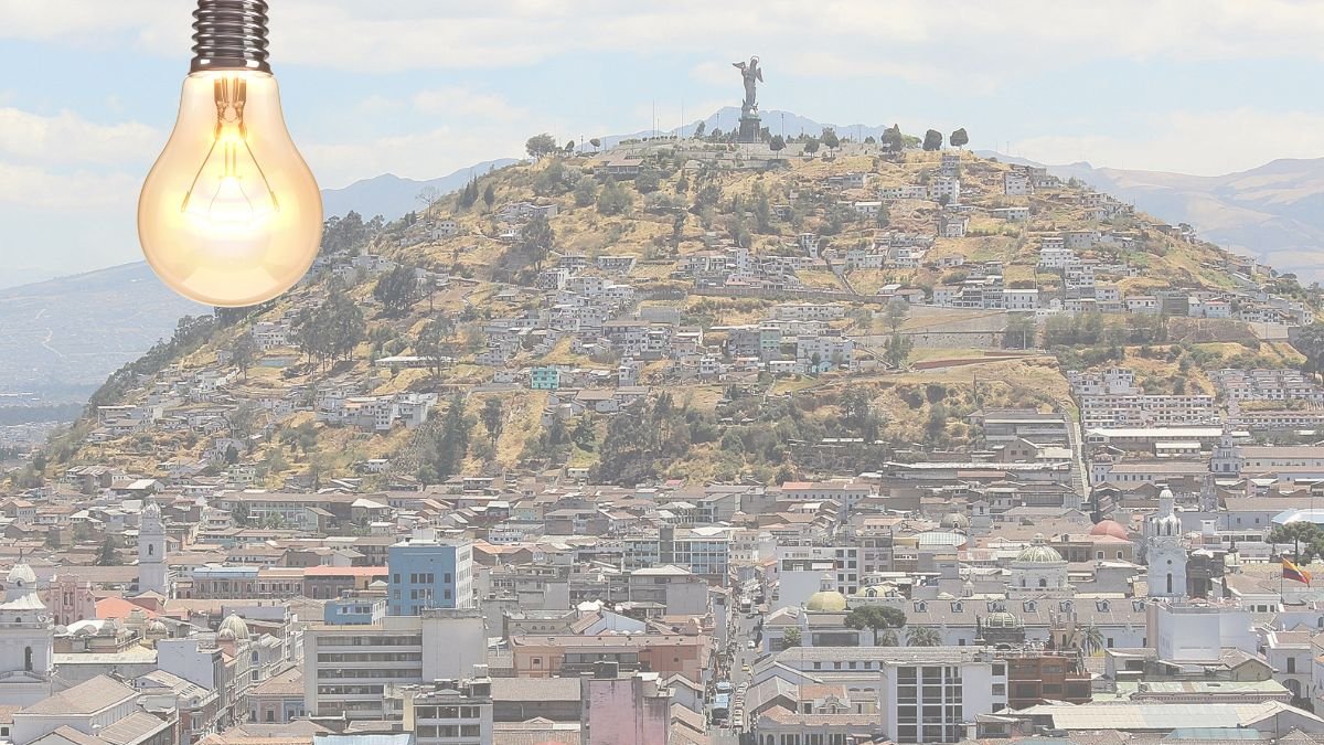 Quito, la capital del Ecuador ha enfrentado cortes de luz desde septiembre.