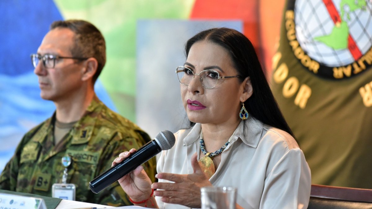 Diana Atamaint recordó que el debate de candidatos a la vicepresidencia no es obligatorio.