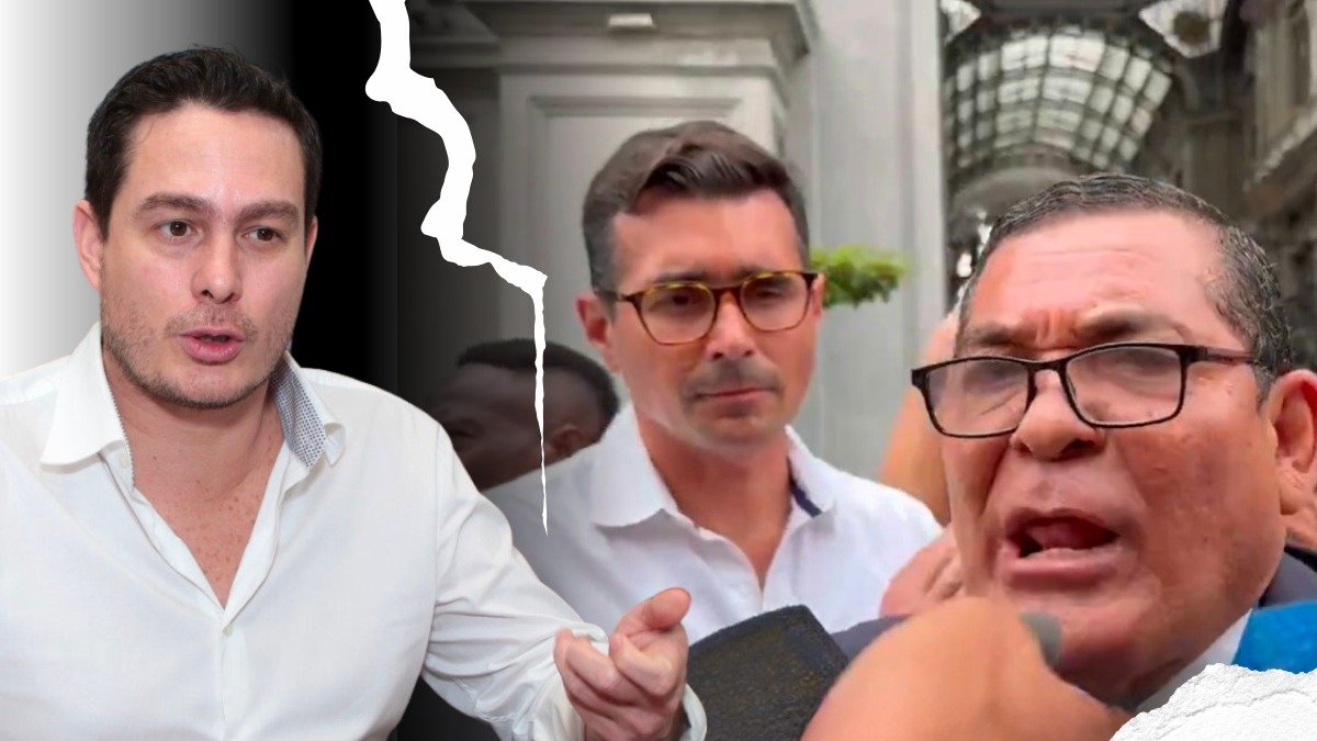 Fernando Cornejo (izquierda) se pronunció sobre la presentación de la denuncia.