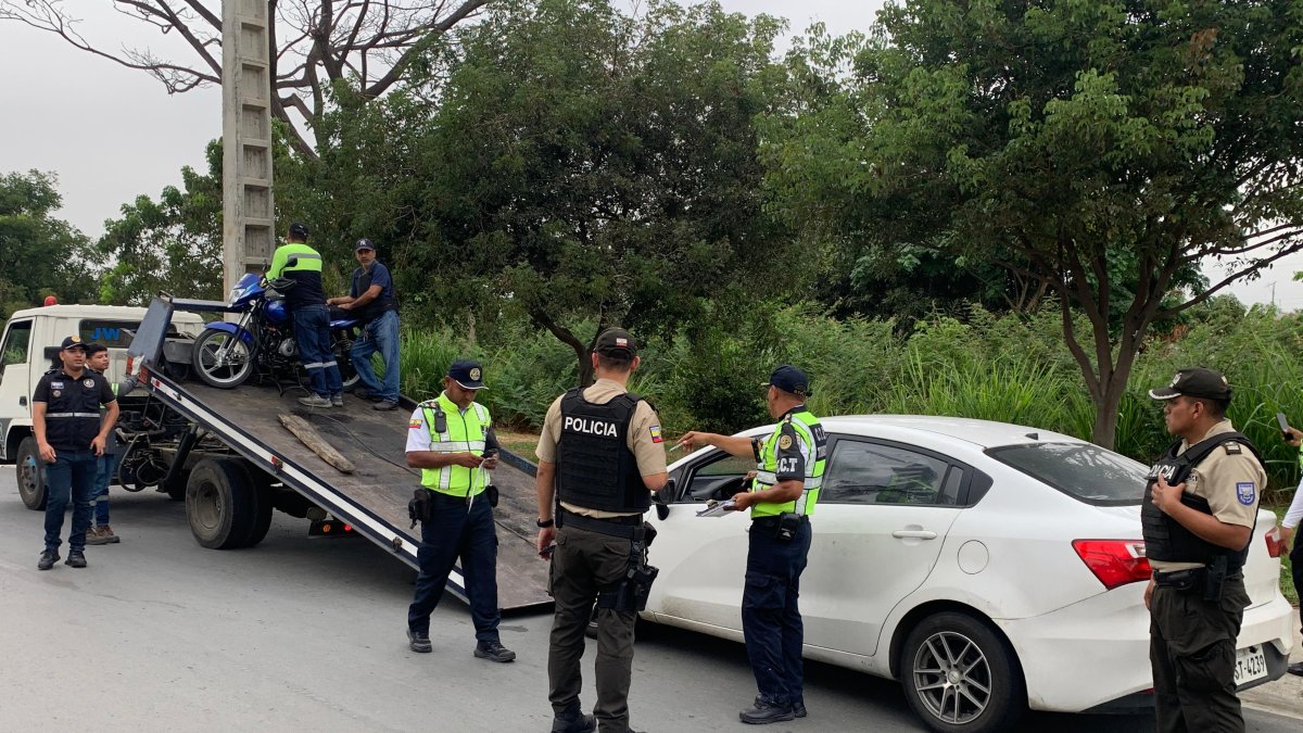La CTE se sumó al operativo ejecutado en el cantón Daule, parroquia La Aurora.