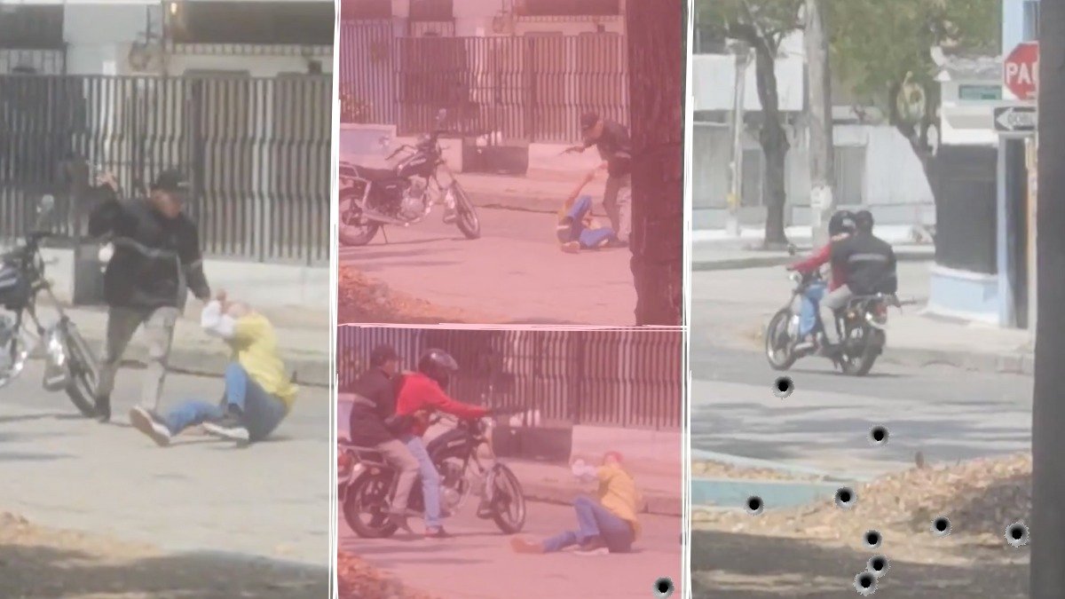 El asalto quedó capturado en un video que se difundió en redes sociales