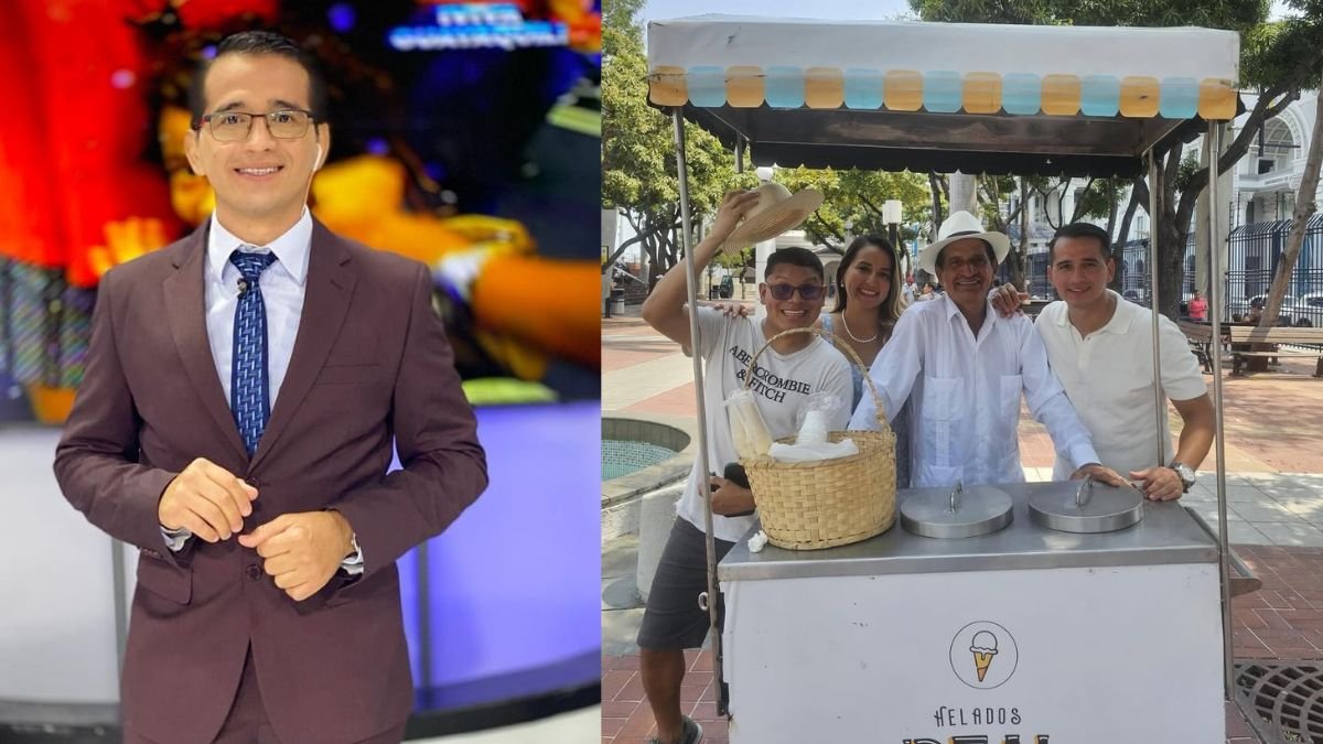 Jorge Salazar laboró como periodista de RTS hasta julio de 2024. Su familia tiene un negocio de helados, que funciona desde el siglo pasado.