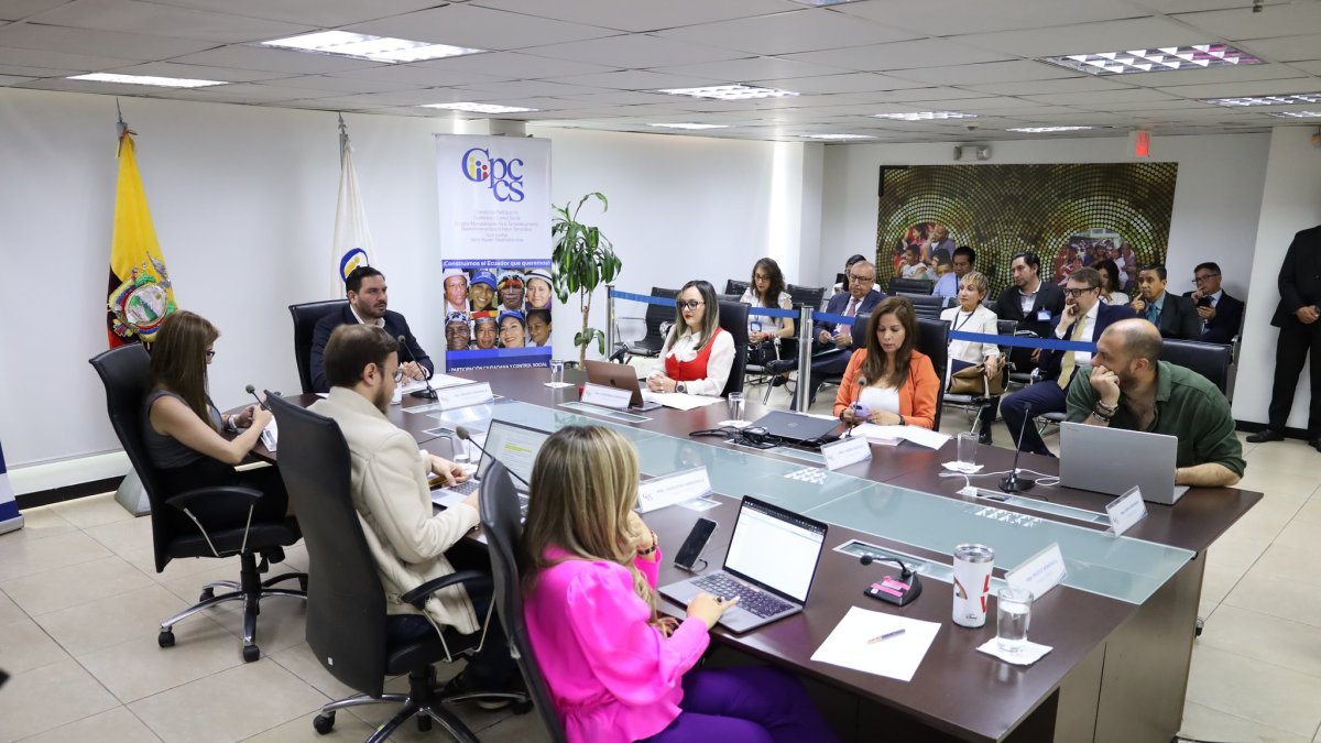 Andrés Fantoni preside el Pleno del Consejo de Participación Ciudadana.