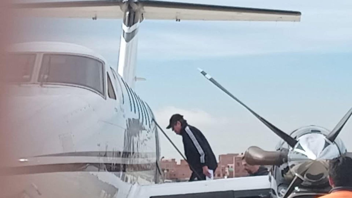 Maximiliano Dávila, exjefe antidrogas de Bolivia, durante su extradición a Estados Unidos este 12 de diciembre.