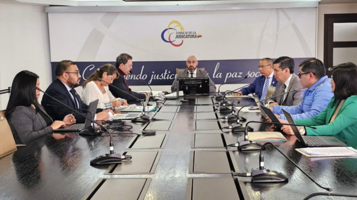 El Pleno del Consejo de la Judicatura se reunió este viernes 13 de diciembre del 2024.