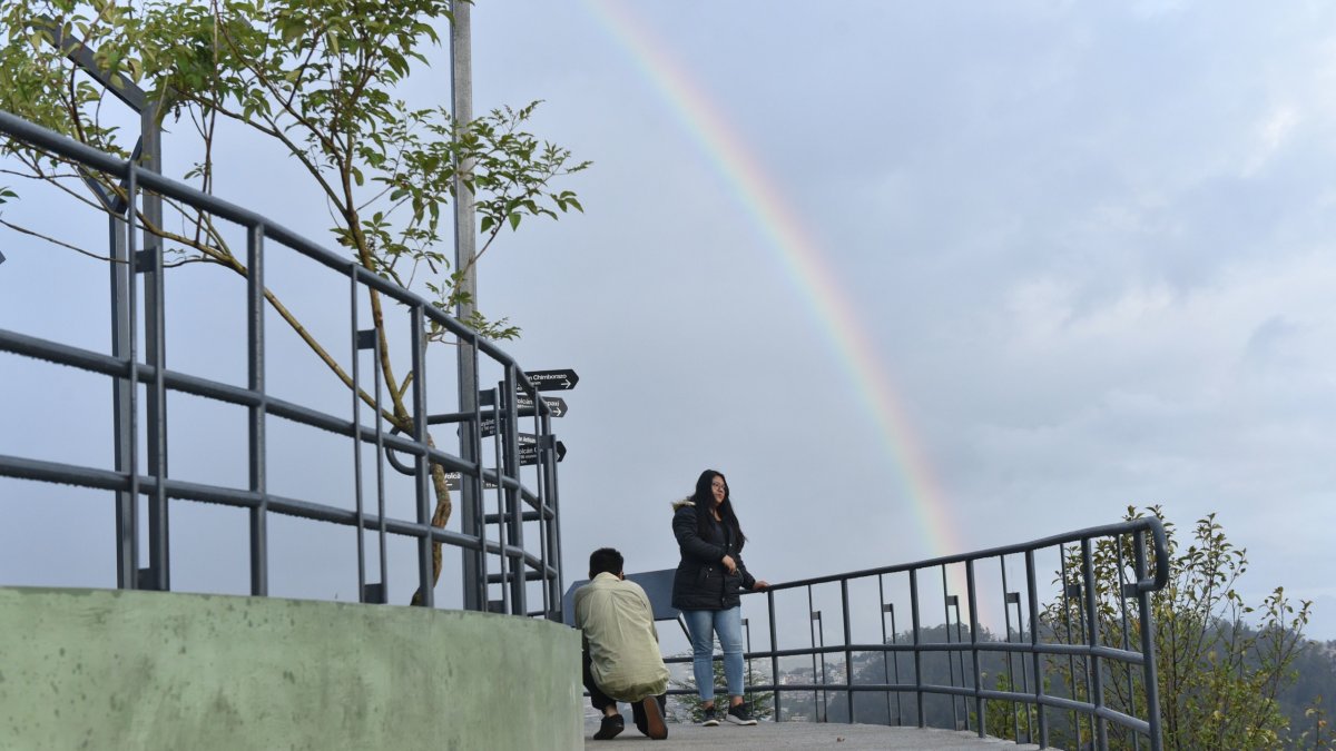 Mirador. Este nuevo espacio cuenta con una vista panorámica de la ciudad y de los volcanes.