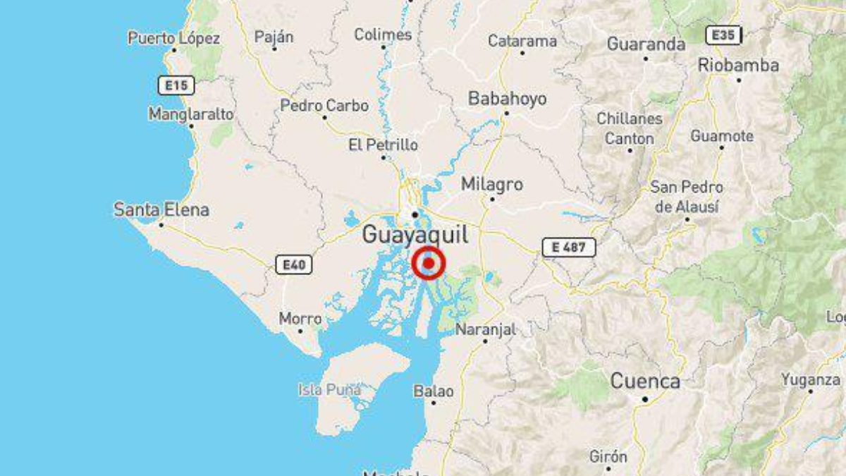 Sismo en Guayaquil.