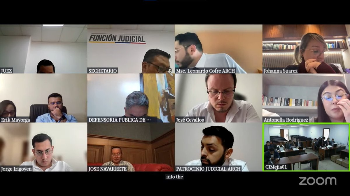 Este 14 de diciembre de 2024 se instaló la audiencia de formulación de cargos del denominado caso Triple A