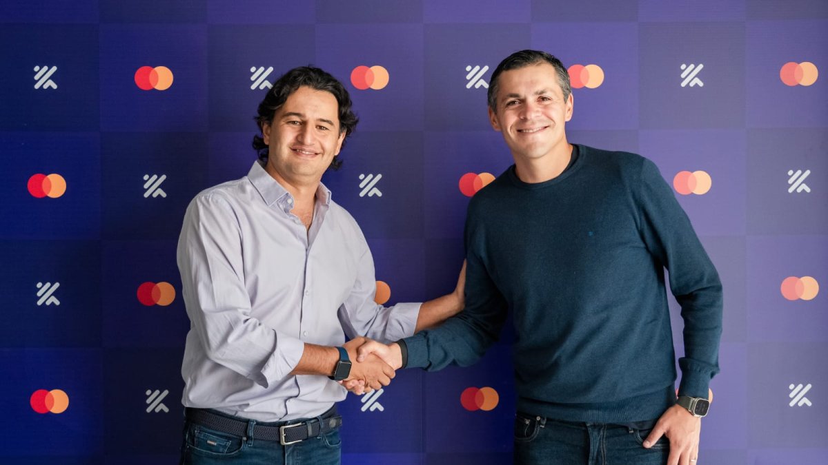 Camilo Mier, de Mastercard, y Jens Thobo, de Kamina.