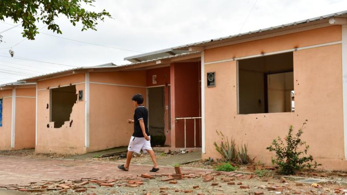En la ciudadela Primavera, hay casas deshabitadas, en las cuales ocurrieron balaceras.