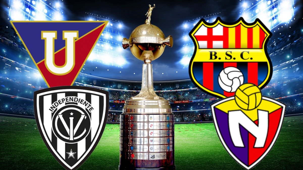 Ecuador tendrá cuatro representantes en la Copa Libertadores 2025.