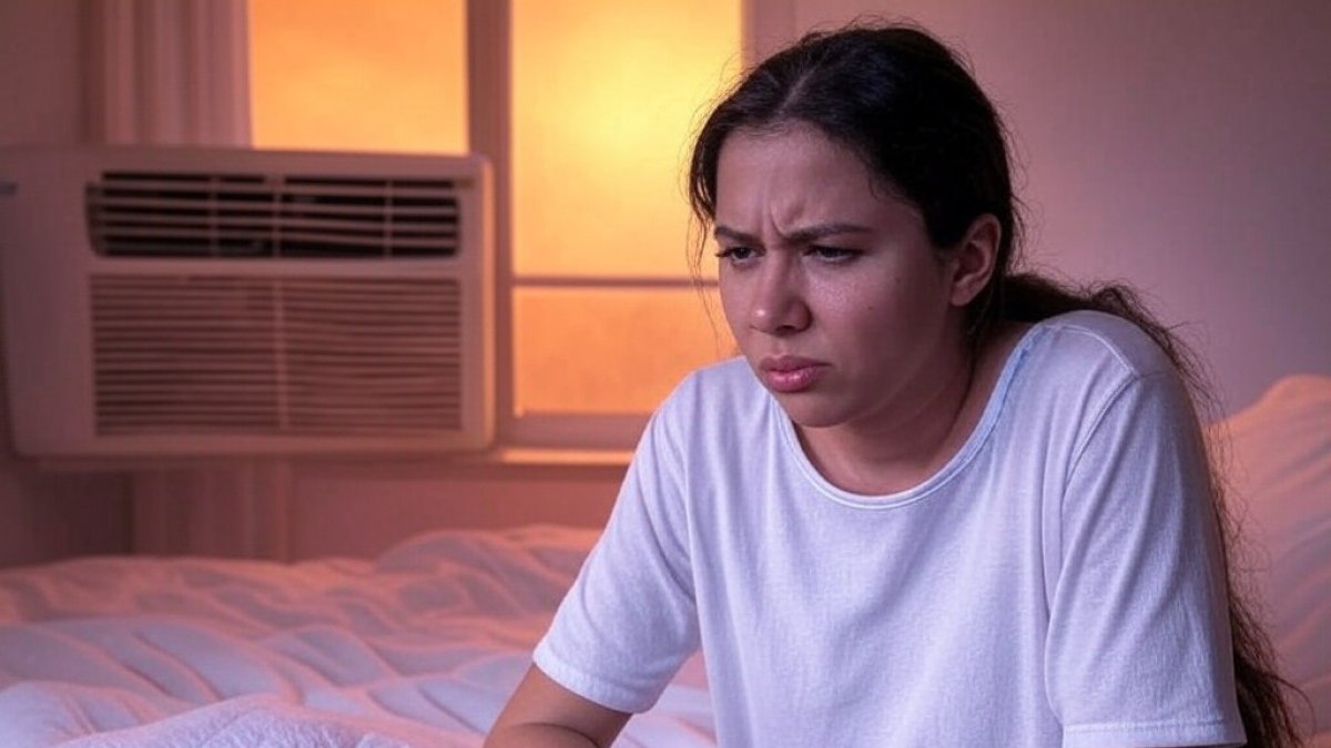 Ilustración. Con el cambio de estación, llega la sensación de calor en las noches.