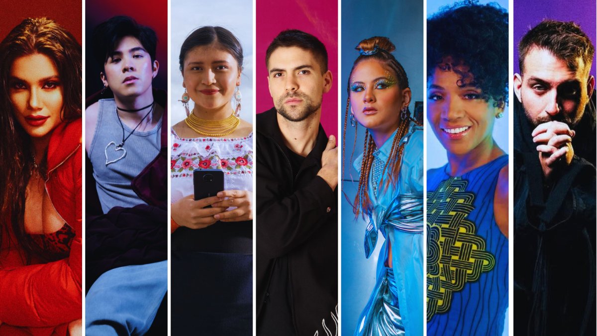 Naiza, Ren Kai, Ñusta Picuasi, Johann Vera, Mar Rendón, Karla Kanora y Johnta.