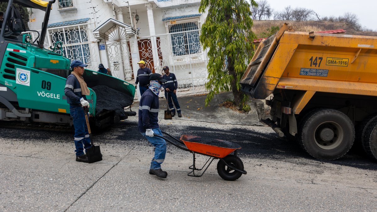 Este lunes arrancaron los trabajos en esta zona de Guayaquil