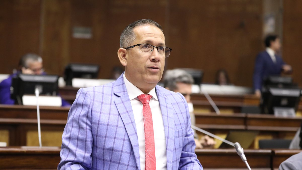 El asambleísta socialcristiano, Geovanny Benítez, propuso los nombres que integran la comisión ocasional.