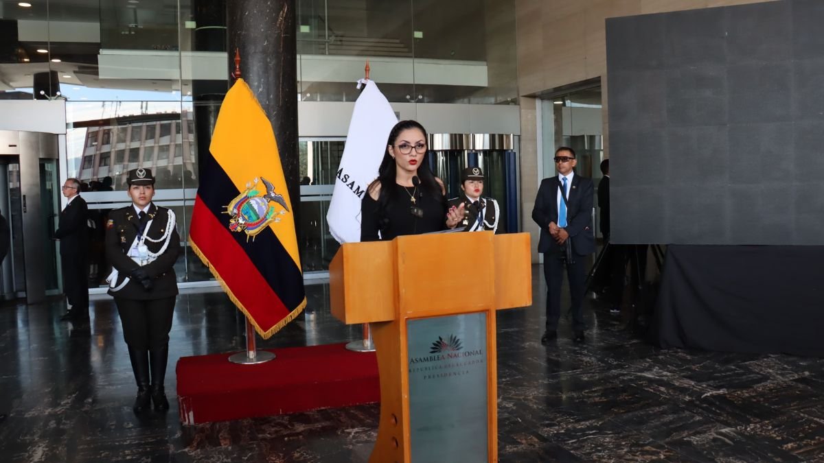 Viviana Veloz es la titular de la Asamblea Nacional.