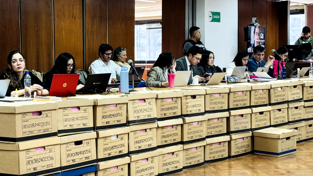 Audiencia en el caso Purga.