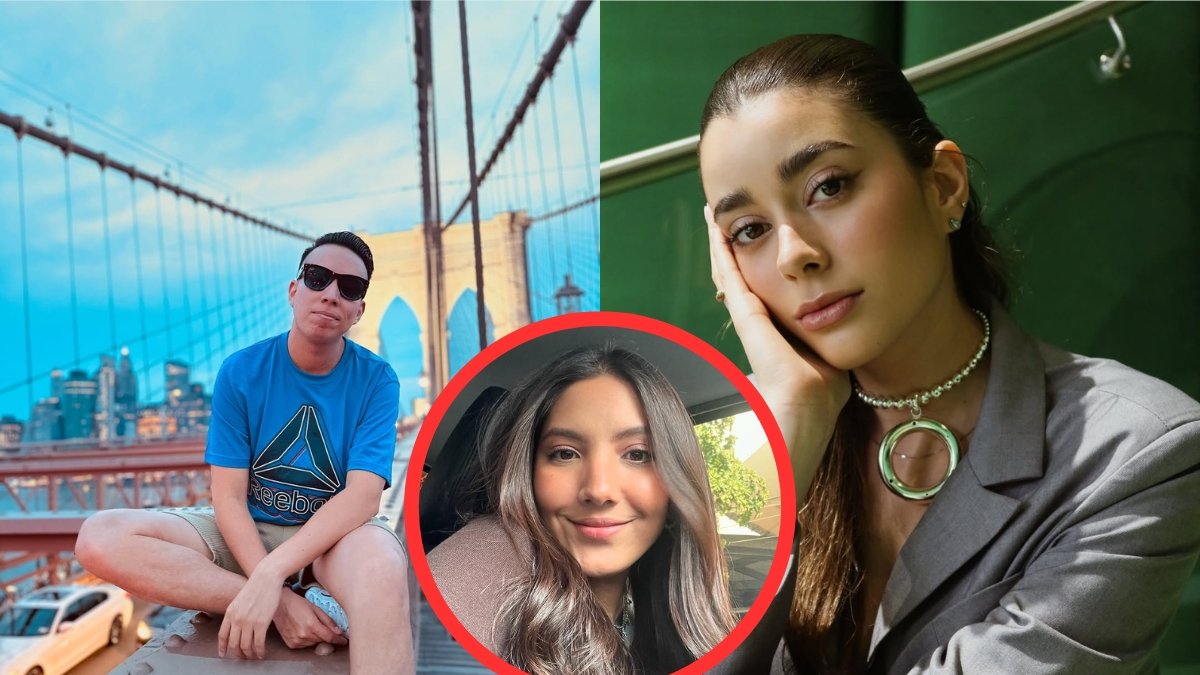 Álex Vizuete, Luciana Guschmer y Gigi Mieles.