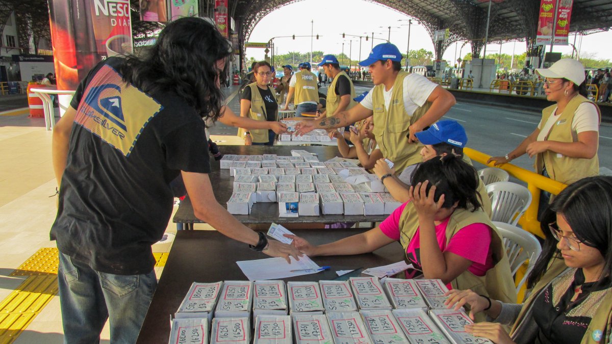 En una terminal del sistema se han entregado las tarjetas.