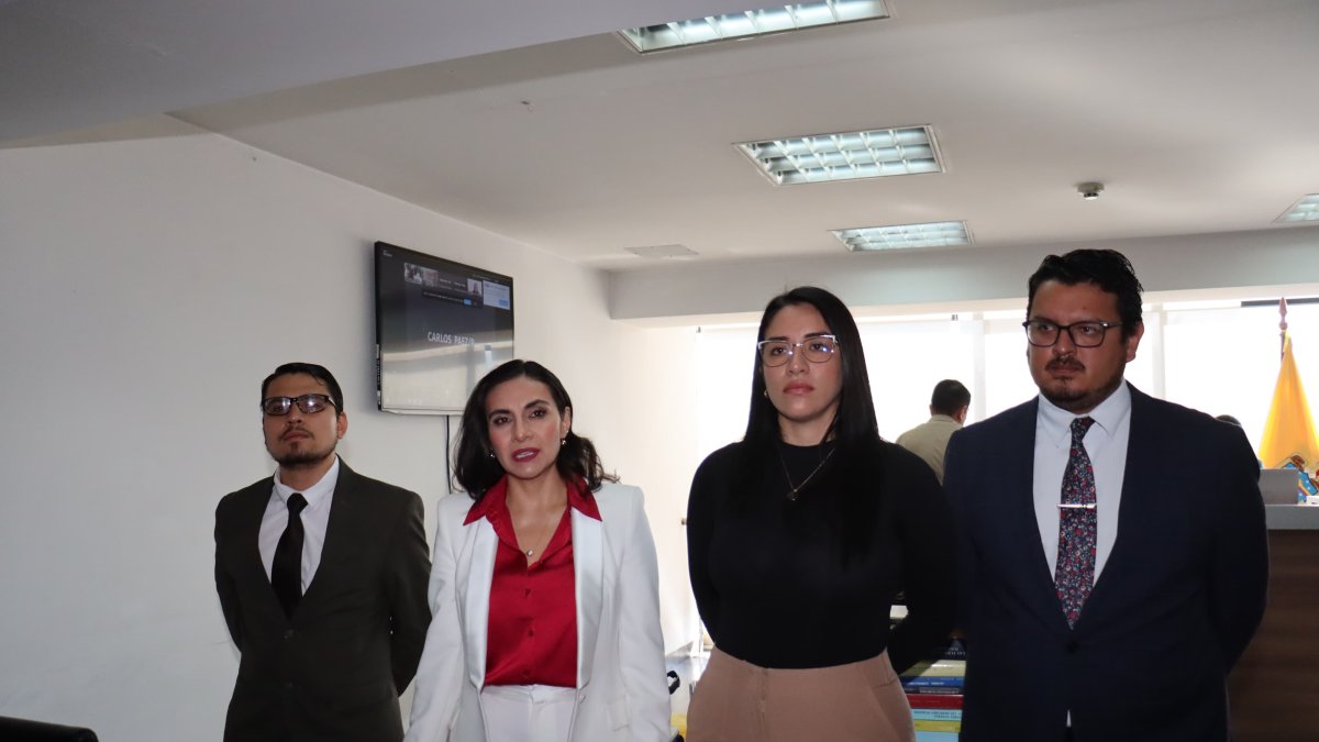 Verónica Abad en la audiencia de este 18 de diciembre de 2024.