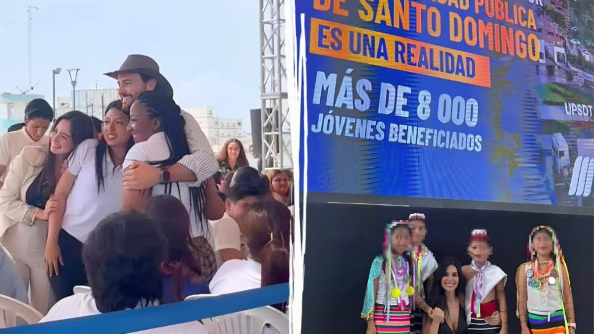 El exministro Niels Olsen y la exasesora de la Presidencia, Diana Jácome, en eventos públicos de Gobierno, pese a ser candidatos.