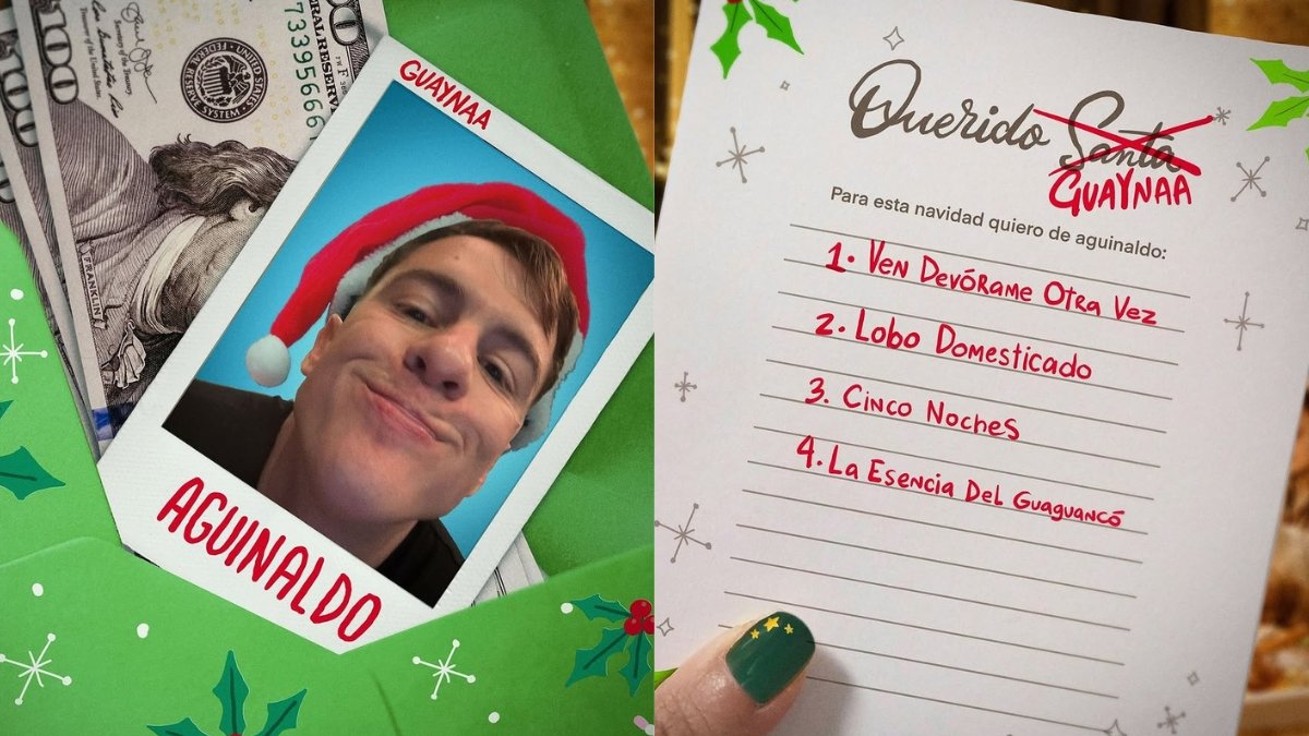 Guaynaa, conocido por su talento en la música urbana, sorprende con un nuevo EP titulado Aguinaldo