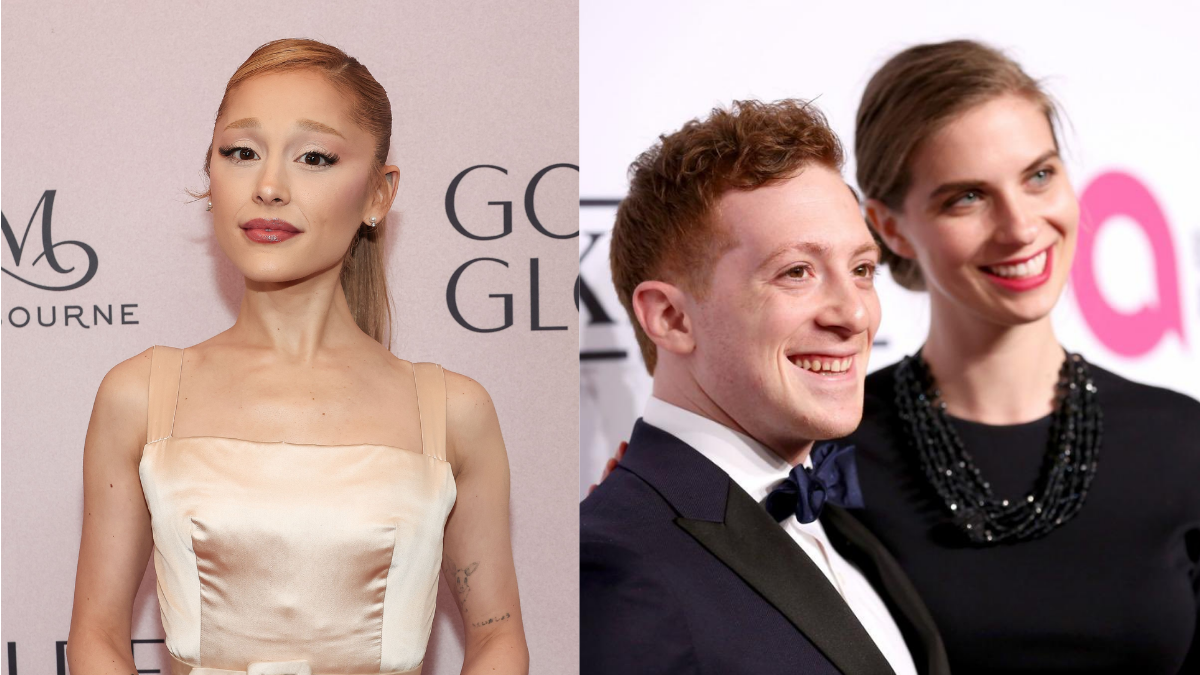 Ariana Grande, Ethan Slater y su exesposa Lilly Jay.