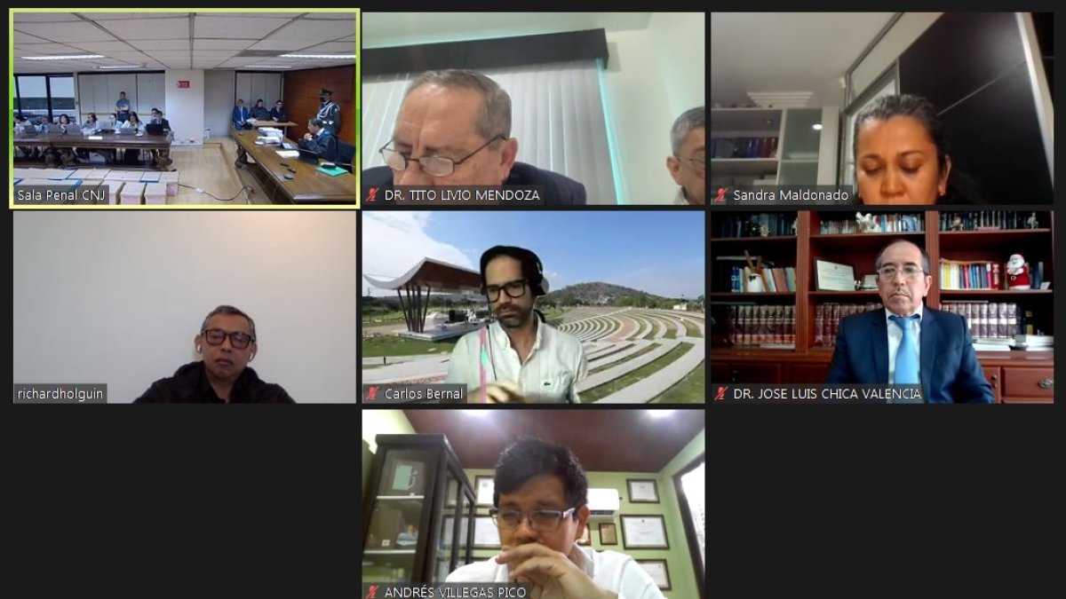 El abogado de Jorge Glas, Andrés Villegas, cuestionó los elementos de la Fiscalía y pidió el traslado del exvicepresidente a un hospital psiquiátrico.