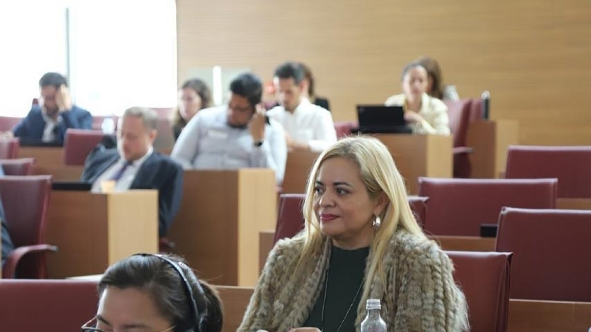 Rectora. María Cabanilla expuso el esfuerzo de UTEG.