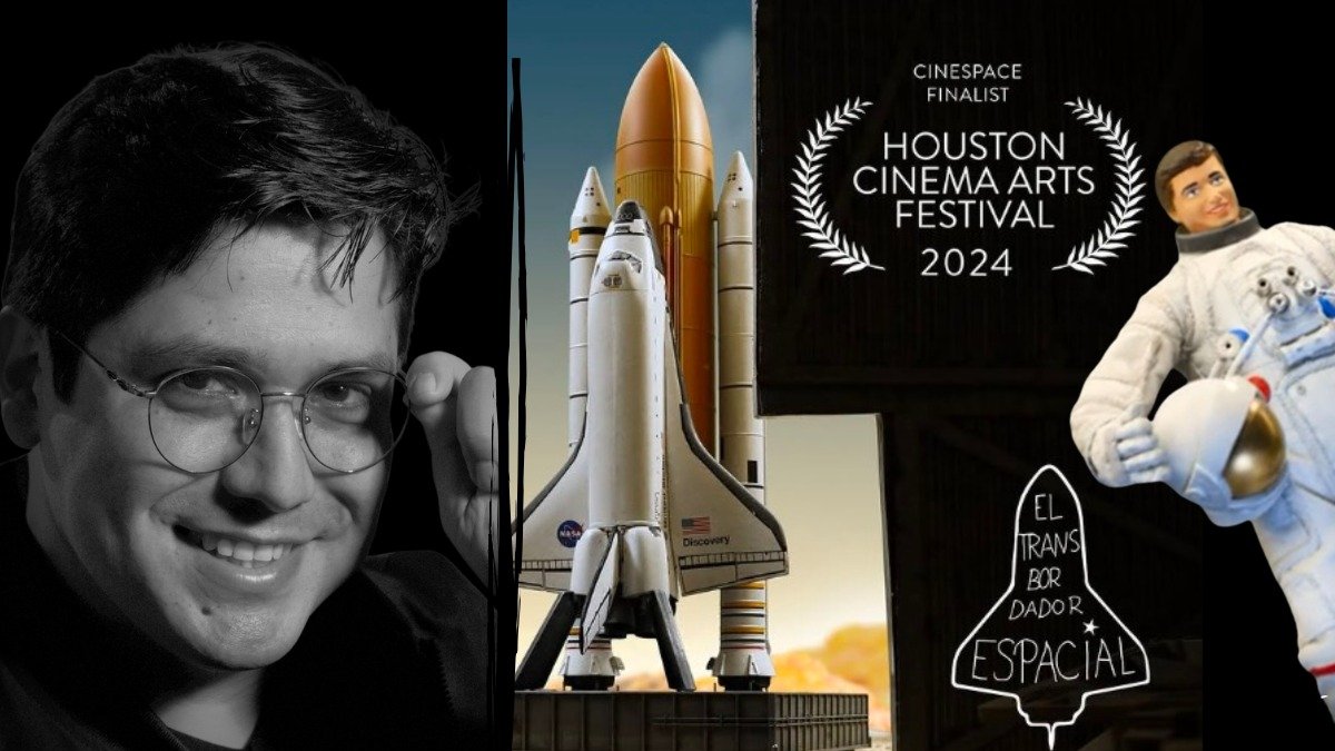 Victor Estrada es un destacado cineasta ecuatoriano que participó con su cortometraje en stop motion en el CineSpace.