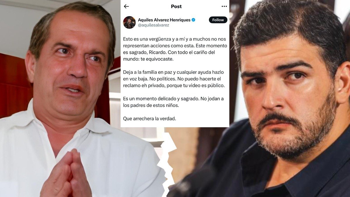 Aquiles Álvarez criticó a Ricardo Patiño por politizar el caso de los niños desaparecidos en Guayaquil.