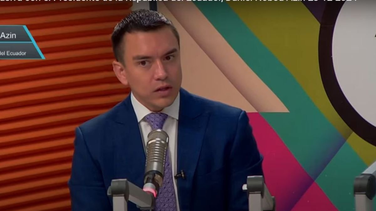 Proceso. El presidente Daniel Noboa asegura que no habrá apagones en un mediano plazo.