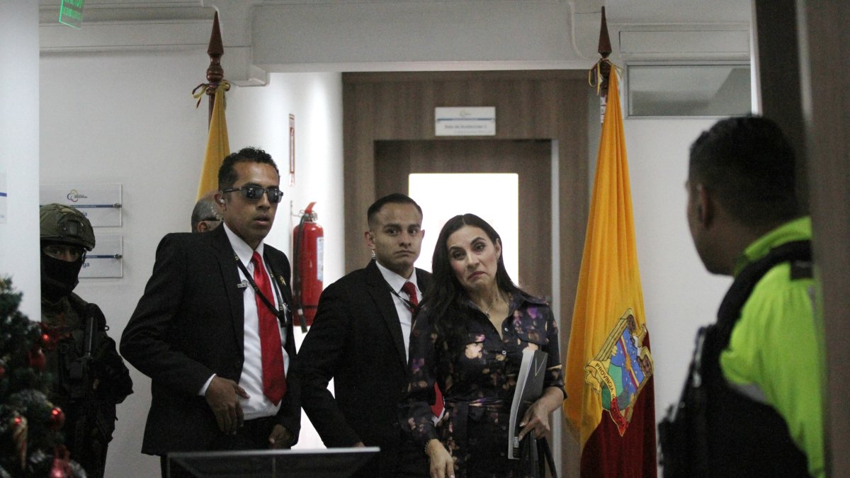 La vicepresidenta ecuatoriana Verónica Abad.