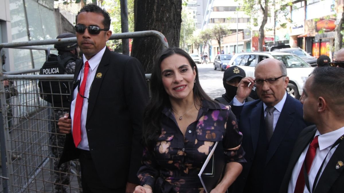 Verónica Abad durante la audiencia donde se aceptó su acción de protección.