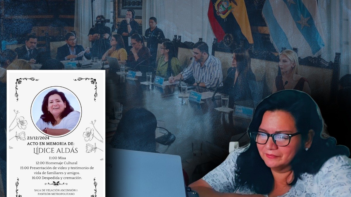 Durante la sesión de Concejo, los ediles honraron su memoria y destacaron la lucha de Aldás por los derechos humanos.
