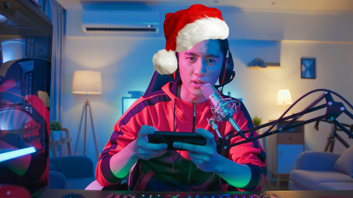 Los gamers en Navidad.