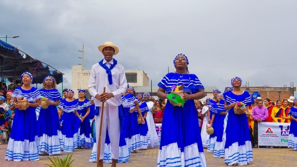 Acto. La ceremonia donde se juntaron los pueblos, deja claro ejemplos de hermandad entre ellos.