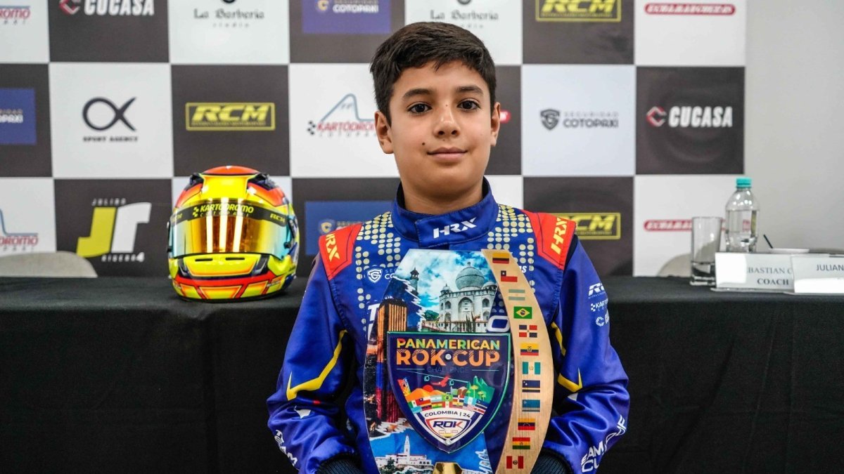 Julián RIvera piloto campeón de Karting