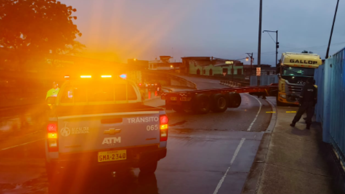El accidente ocurrió cerca de la terminal de Metrovía, 25 de Julio.