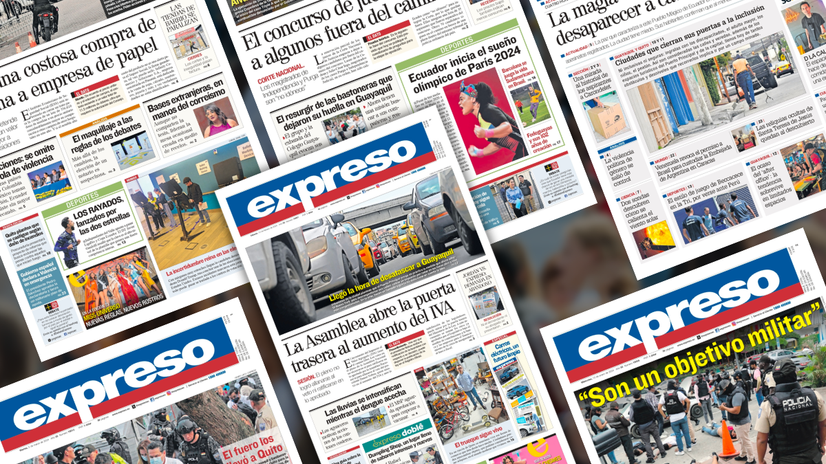 EXPRESO comparte su resumen del año con sus portadas.