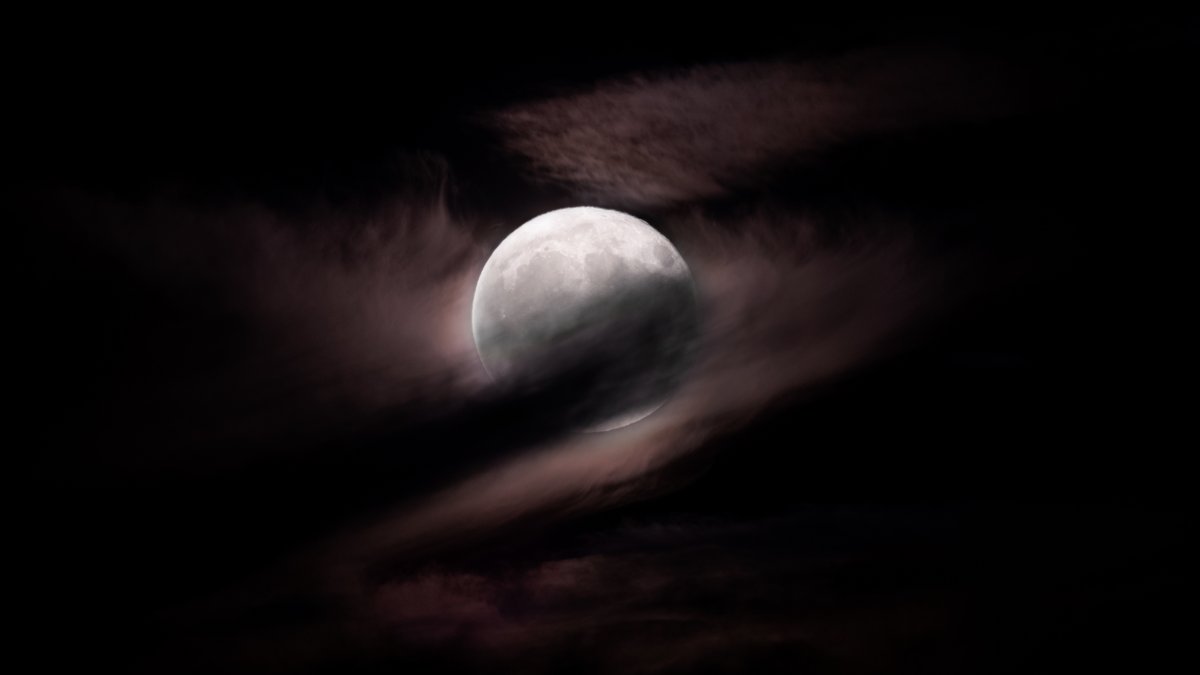 En la imagen de archivo, luna llena.