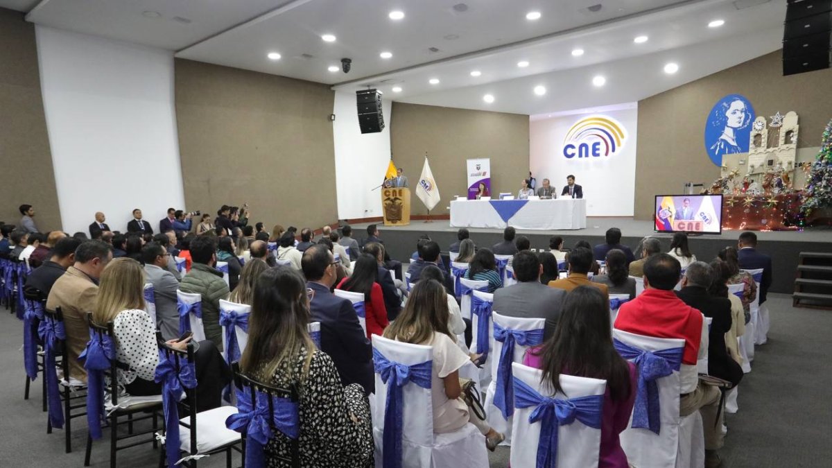 Actividad oficial del Consejo Nacional Electoral, días atrás.