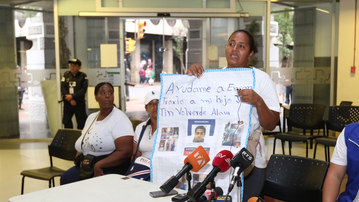 Los familiares de los niños desaparecidos de Las Malvinas.