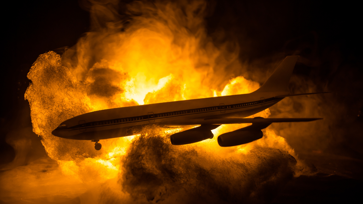 Referencial. Accidente aéreo.