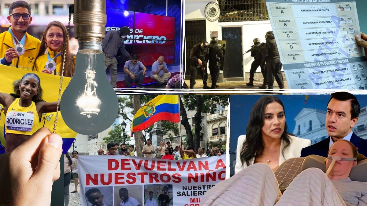 Ecuador vivió un 2024 marcado por crisis y hazañas históricas.