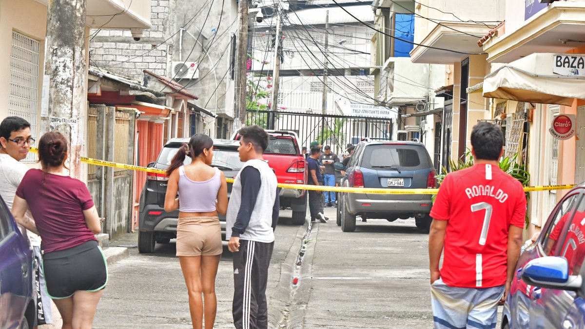 Moradores se quedaron sorprendidos por el hecho delictivo.